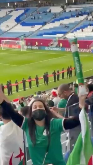 Malika Belbey Instagram - الى ربع نهائي كأس العرب فيفا 2021 برافو يا ابطال 🇩🇿❤️