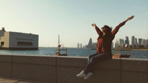 Malika Belbey Instagram - مساء الخير والفل والياسمين ❤ Capturing the peacefulness moments ❤❤❤
#dohaqatar #algerienne🇩🇿 #travel 🇩🇿🇶🇦#peaceandlove#happiness