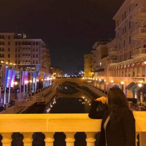 Malika Belbey Instagram - مساء الأنوار يا الغاليين ❤
#doha the peaceful city ❤ photo by @ryad19