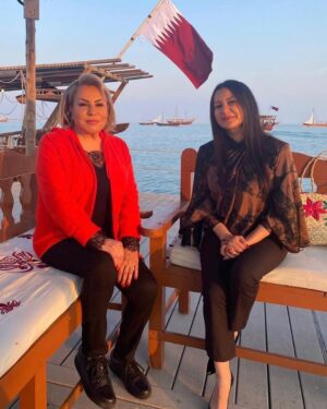 Malika Belbey Instagram - Une très belle rencontre مع الجزائرية، الاخت @leila_smati ❤️ بك نفتخر 🇩🇿