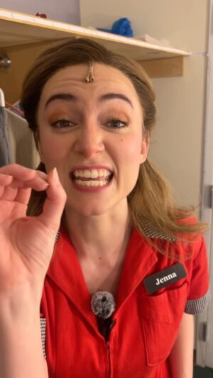 Malinda Kathleen Reese Instagram - And that’s on ✨live theater✨

(These were from different nights we promise.)

Waitress at @olneytheatre extended through April 6th!!

#waitress #actor #mistake #behindthescenes #theatre #broadway #musical #maryland