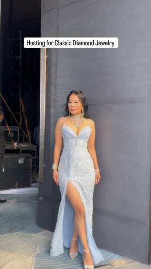 Malvika Subba Instagram - The best event of 2025 - Hosting for @classicdiamondjewellers . And getting to interview @larabhupathi . Wearing @manis_rai Mua @sunii_makeup_artist Hair @hairartist.durga Jewels @classicdiamondjewellers #fashionshow #nepalifashion #nepalijewels #nepalihost #host #laradutta #classicdiamond