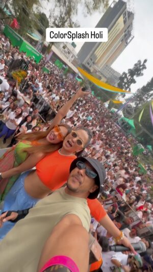 Malvika Subba Instagram - What a day - Holi 2025 . Thank you everyone . #holi