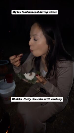 Malvika Subba Instagram - What’s your fav winter food in Nepal ? #bhakka #ricecake #nepalifood