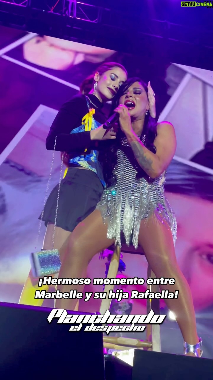 Marbelle - 19.7K Likes - #TBT | ¡Recordamos la preciosa dedicatoria de @marbelle.oficial a su hija @rafaellamusik en pleno show de #PlanchandoElDespecho! 🥰✨
Uno momento inolvidable, únicamente posible en los shows de PED ❤️🔥
#PED #Marbelle #Musica #Concierto