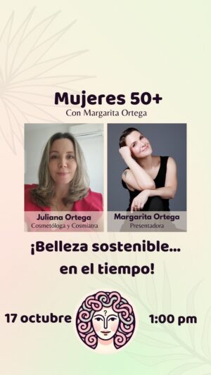 Margarita Ortega Instagram - ✨ Vivimos en un mundo en el que la cosmetología,  a menudo, se asocia con la lucha constante contra el paso del tiempo. Pero, ¿Y si la belleza no se tratara solo de mantener la juventud sino de disfrutar el proceso de envejecer? 💫
Con el paso de los años, nuestra belleza interna florece y nuestra imagen en el espejo no siempre refleja cómo nos sentimos por dentro. Aquí es donde la cosmetología puede ser nuestra aliada, no para retrasar lo inevitable, sino para ayudarnos a reconectar con esa juventud interna, permitiéndonos descubrir y proyectar una versión auténtica de nosotras mismas. ✨
Para conocer cual es la clave entre la belleza de nuestra historia personal que se cuenta desde cada signo del paso del tiempo  y el uso de cosmetología hablamos con la cosmetóloga - cosmiatria Juliana Ortega @autentik.julianaortega quien nos dio detalles y tips sobre el tema.

#BellezaAuténtica #JuventudInterna #CosmetologíaConsciente #AceptaciónPlena #PoderFemenino #mujeres50masconmargaritaortega #margaritaortega #medianaedad #menopausia #belleza #autocuidado #autoaceptacion #bienestar