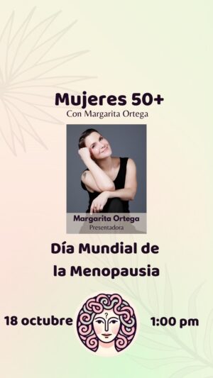 Margarita Ortega Instagram - 18 de octubre, día internacional de la menopausia. La OMS, en este día, nos recuerda que esta es una etapa natural de la vida y que como tal debemos vivirla. Vamos, de la mano, a construir comunidad y nuevos paradigmas, derribando stigmas y prejuicios. Hablamos de perimenopausia y de menopausia con todo lo que implica en mujeres mayores de 40 años y para eso es este espacio. Para hablar, reflexionar y tener a la mano información veraz de los especialistas. 

Saben que todas las charlas están colgadas aquí en mi perfil de instagram y en el canal de YouTube: Mujeres50 con Margarita Ortega 

Hoy solo quiero decirle gracias al Dr. @dralejandromontoyamejia quien con su generosidad, comprensión, conocimiento y visión humanista me permitió entender que en esta etapa puedo escribir, para mí, para mi cuerpo y mi alma, una nueva historia. Un nuevo camino. ¡Gracias! 

#menopausia #18deoctubre #cambios #bienestar #amorpropio #salud #mujer #celebracion #crecimiento #oms