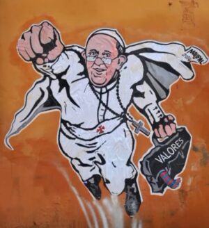 Maria Rueff Instagram - Até um dia querido “Super-Papa” Francisco!

*caricatura entregue a Francisco,  feita por @maupal.artist Cartoonista Italiano, durante o encontro do Papa com os humoristas.
@franciscus
🙏🤍