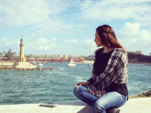 Mariam Hassan Instagram - #alexandria 💙🌪🌊