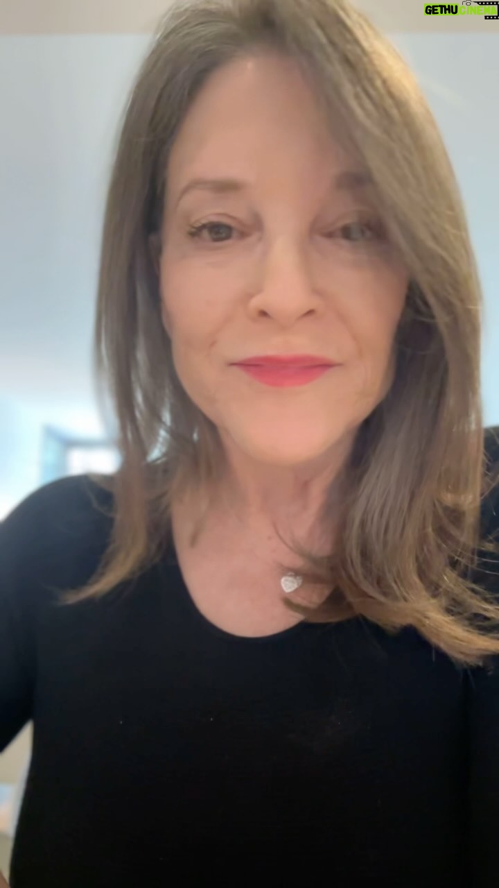 Marianne Williamson - 2.3K Likes - There are two major categories of life for a lot of of us these days: one is taking in everything that’s happening around us, and the other is talking to our friends about it.
I hope my little spiritual/political musings are helpful to someone. We have to emotionally strengthen ourselves in order to meet the moment. Faced with a humungous challenge, it’s time to discover the even more humungous power that lies within us.
Amen🩵