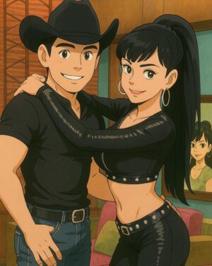 Maribel Guardia Instagram - Sumándome a esta tendencia del estilo Ghibli ❤️ la primer foto es mi favorita . Les mando mil besos 💋 #trend