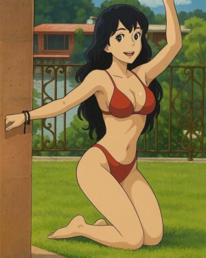 Maribel Guardia Instagram - Sumándome a esta tendencia del estilo Ghibli ❤️ la primer foto es mi favorita . Les mando mil besos 💋 #trend