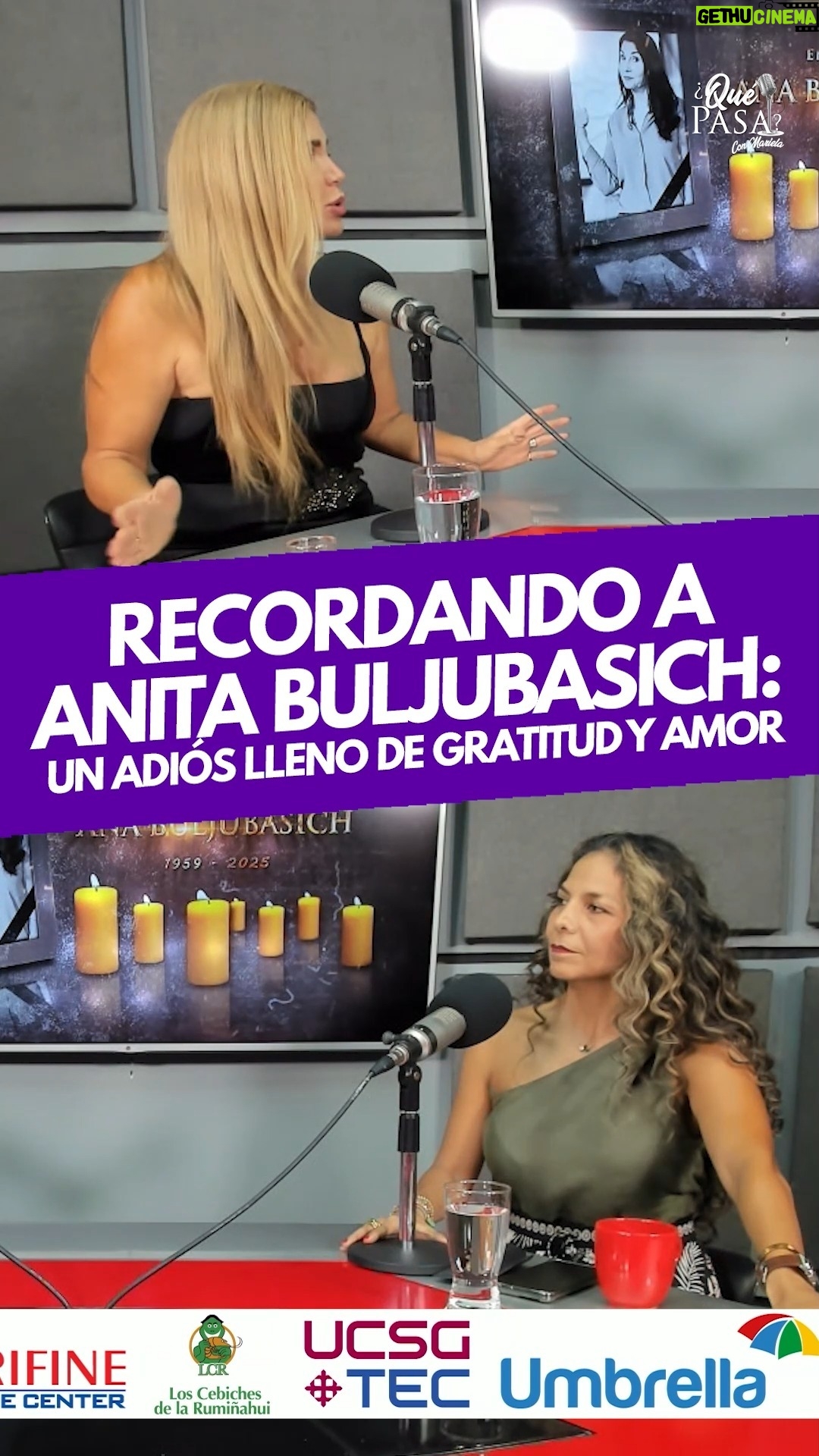 Mariela Viteri - 1.8K Likes - 🕊️RECORDANDO A ANITA BULJUBASICH:
UN ADIÓS LLENO DE GRATITUD Y AMOR 🤍
🎙️ ¿Qué Pasa? con Mariela
⏰Lunes a viernes, de 10:00 a 13:00
🎤Con la increíble @marielaviteri
💬Hoy con un invitado especial: @erikasegale
👉 ¡No te puedes perder la entrevista completa! Corre a mi canal de YouTube, MarielaTV 🎥
🔗¡Haz clic en el link en mis historias y disfruta del programa!
¡Nos vemos en YouTube! 💥
#RadioFuego1065 #MarielaTV #Entrevistas #MarielaYSusInvitados