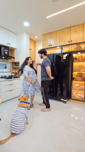 Marina Abraham Instagram - Pregnancy can be tough, but together we can make it a joyful journey 🥰🧿

#couplegoals #trendingnow #creatingmemories #trendingreels #pregnancy #babycomingsoon👣 #couplereels #trendingaudio
