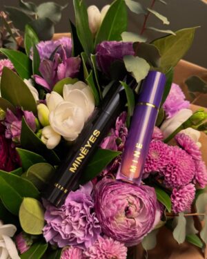 Marina Vjollca Instagram - Get Ready With Minëyes. The brand new mascara by @mineyourbeauy for bold lashes in just one swoop. Designed, tested and worn first by yours truly, Marina.

#MINË #minëbeauty #minëmakeup