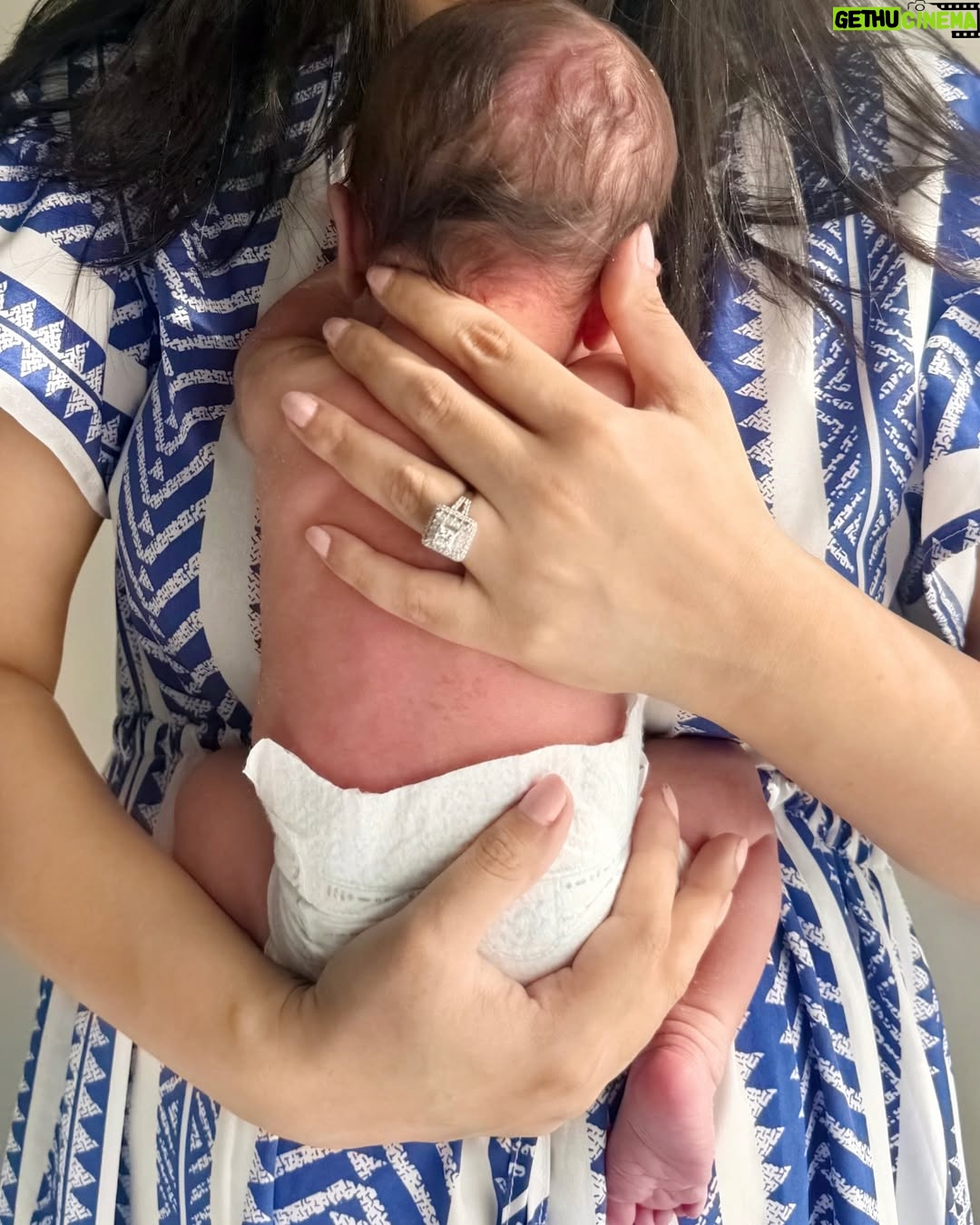 Mariyam Nafees - 162.8K Likes - ﷽ •
Our world just got a lot more handsome! 🤩
World, meet Syed Eesa Amaan Ahmed.
A week or so old, arrived in this blessed month, this lil guy has made us fall for him hard and fast ❤️
Welcome to the world, baby boy.
May you live your dreams, Ameen. 🥹😘
Lovelies, please keep us in your prayers. 🌻
To all the women trying to conceive, I pray that you’re blessed with a healthy baby super soon, Ameen. 💐
| #AmYam Baby | He’s here | Eesa | Alhamdulilah | MashAllah |