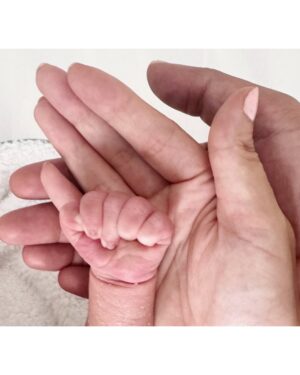 Mariyam Nafees Instagram - ﷽ •

Our world just got a lot more handsome! 🤩
World, meet Syed Eesa Amaan Ahmed. 
A week or so old, arrived in this blessed month, this lil guy has made us fall for him hard and fast ❤️
Welcome to the world, baby boy. 
May you live your dreams, Ameen. 🥹😘

Lovelies, please keep us in your prayers. 🌻

To all the women trying to conceive, I pray that you’re blessed with a healthy baby super soon, Ameen. 💐

| #AmYam Baby | He’s here | Eesa | Alhamdulilah | MashAllah |
