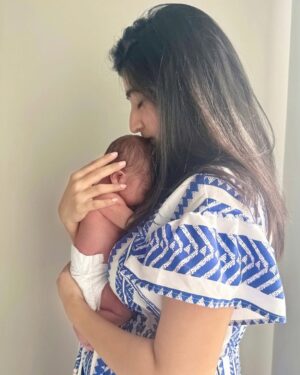 Mariyam Nafees Instagram - ﷽ •

Our world just got a lot more handsome! 🤩
World, meet Syed Eesa Amaan Ahmed. 
A week or so old, arrived in this blessed month, this lil guy has made us fall for him hard and fast ❤️
Welcome to the world, baby boy. 
May you live your dreams, Ameen. 🥹😘

Lovelies, please keep us in your prayers. 🌻

To all the women trying to conceive, I pray that you’re blessed with a healthy baby super soon, Ameen. 💐

| #AmYam Baby | He’s here | Eesa | Alhamdulilah | MashAllah |