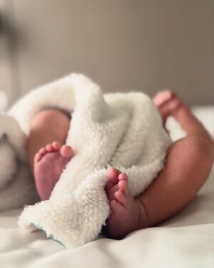 Mariyam Nafees Instagram - ﷽ •

Our world just got a lot more handsome! 🤩
World, meet Syed Eesa Amaan Ahmed. 
A week or so old, arrived in this blessed month, this lil guy has made us fall for him hard and fast ❤️
Welcome to the world, baby boy. 
May you live your dreams, Ameen. 🥹😘

Lovelies, please keep us in your prayers. 🌻

To all the women trying to conceive, I pray that you’re blessed with a healthy baby super soon, Ameen. 💐

| #AmYam Baby | He’s here | Eesa | Alhamdulilah | MashAllah |