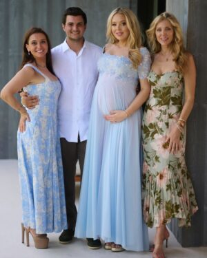 Marla Maples Instagram - ✨🩵💙A beautiful day celebrating my daughter Tiffany’s 1st baby shower surrounded by love, family, and dear friends. Thank you, Ivanka, for hosting such a stunning and heartfelt gathering — a memory we’ll cherish forever. 💙🩵✨