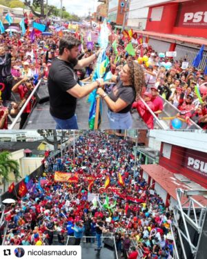 Marlene De Andrade Instagram - Este 5 de abril, con alegría y el amor de nuestro pueblo, ocurrió la presentación de los candidatos y las candidatas, líderes y lideresas que tienen claro el destino de #Venezuela: ¡El Esequibo es nuestro!, ¡Comuna o Nada! Dios con Nosotros 💪🏽🇻🇪

El pueblo acompañó a sus candidat@s en los estados Monagas, Nueva Esparta, Guayana Esequiba, Guárico, Yaracuy, Táchira y Bolívar. 

Gana en Venezuela …¡El Gran Polo Patriótico “Simón Bolívar” con nuestros candidatos y nuestras candidatas: Ernesto Luna, Marisel Velásquez, Neil Villamizar, Donald Donaire, Leonardo Intoci, Freddy A. Bernal y Yulisbeth “La Tata” García. 

Lo que vamos es Palante…💪🏽🇻🇪🙏🏻🎶