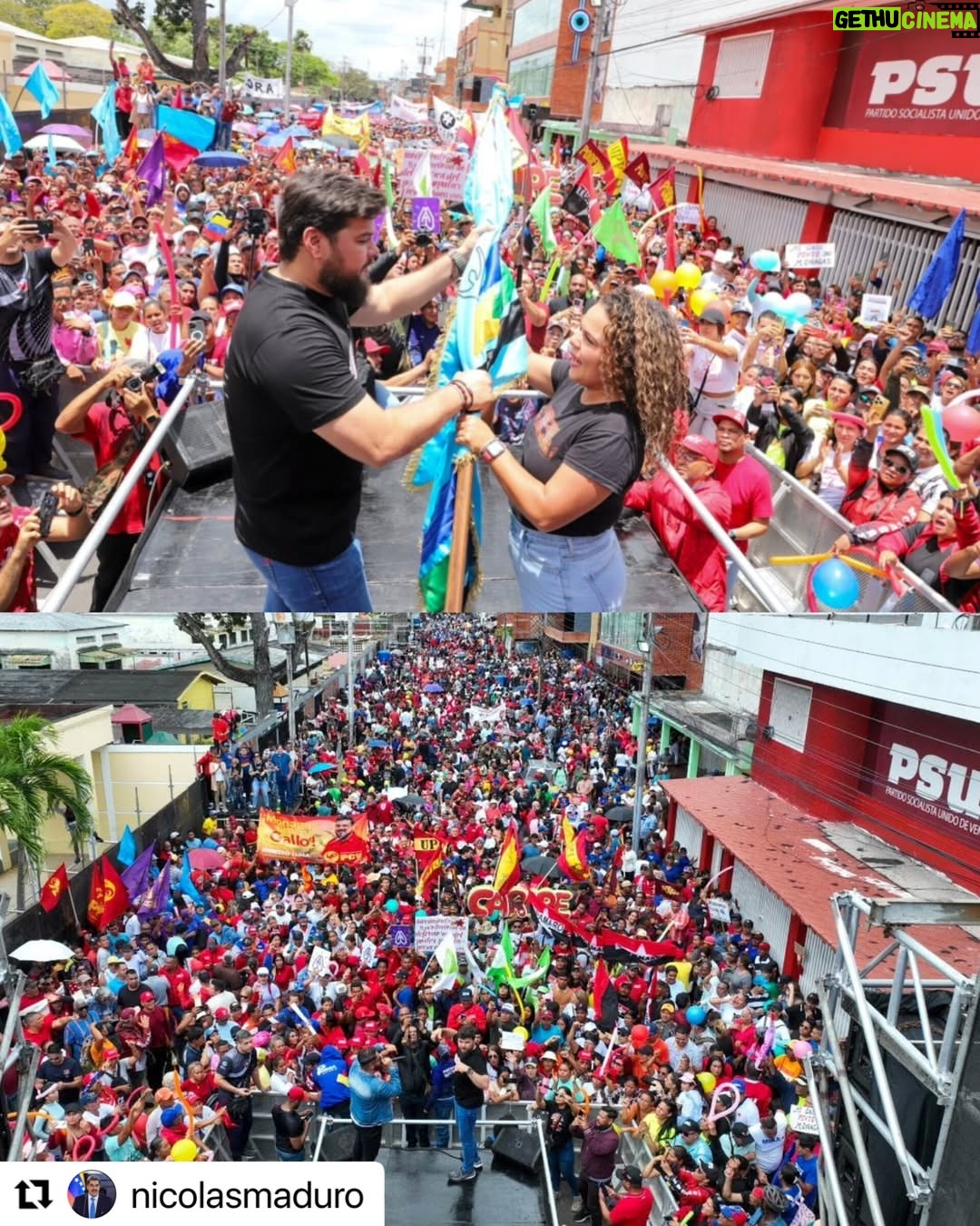 Marlene De Andrade - 14.3K Likes - Este 5 de abril, con alegría y el amor de nuestro pueblo, ocurrió la presentación de los candidatos y las candidatas, líderes y lideresas que tienen claro el destino de #Venezuela: ¡El Esequibo es nuestro!, ¡Comuna o Nada! Dios con Nosotros 💪🏽🇻🇪
El pueblo acompañó a sus candidat@s en los estados Monagas, Nueva Esparta, Guayana Esequiba, Guárico, Yaracuy, Táchira y Bolívar.
Gana en Venezuela …¡El Gran Polo Patriótico “Simón Bolívar” con nuestros candidatos y nuestras candidatas: Ernesto Luna, Marisel Velásquez, Neil Villamizar, Donald Donaire, Leonardo Intoci, Freddy A. Bernal y Yulisbeth “La Tata” García.
Lo que vamos es Palante…💪🏽🇻🇪🙏🏻🎶