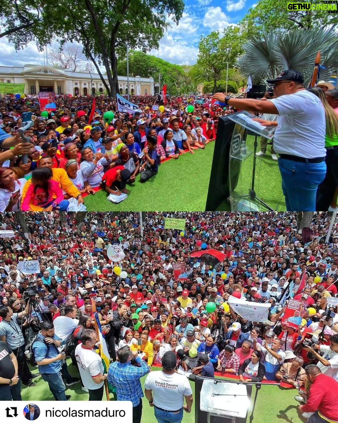 Marlene De Andrade - 14.3K Likes - Este 5 de abril, con alegría y el amor de nuestro pueblo, ocurrió la presentación de los candidatos y las candidatas, líderes y lideresas que tienen claro el destino de #Venezuela: ¡El Esequibo es nuestro!, ¡Comuna o Nada! Dios con Nosotros 💪🏽🇻🇪
El pueblo acompañó a sus candidat@s en los estados Monagas, Nueva Esparta, Guayana Esequiba, Guárico, Yaracuy, Táchira y Bolívar.
Gana en Venezuela …¡El Gran Polo Patriótico “Simón Bolívar” con nuestros candidatos y nuestras candidatas: Ernesto Luna, Marisel Velásquez, Neil Villamizar, Donald Donaire, Leonardo Intoci, Freddy A. Bernal y Yulisbeth “La Tata” García.
Lo que vamos es Palante…💪🏽🇻🇪🙏🏻🎶