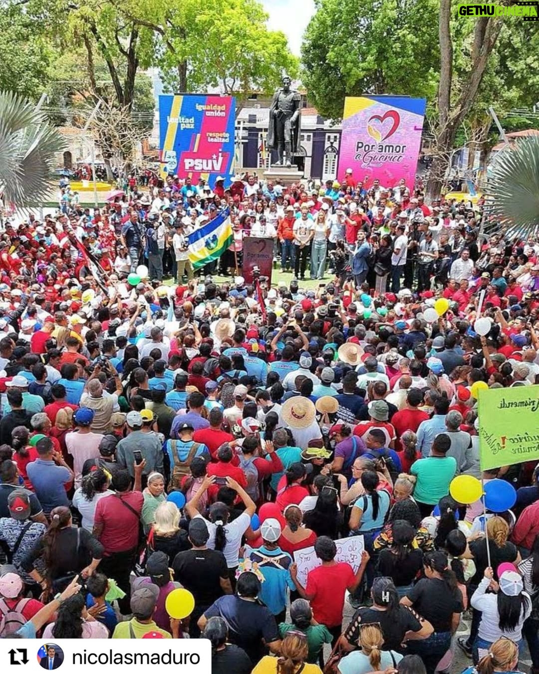 Marlene De Andrade - 14.3K Likes - Este 5 de abril, con alegría y el amor de nuestro pueblo, ocurrió la presentación de los candidatos y las candidatas, líderes y lideresas que tienen claro el destino de #Venezuela: ¡El Esequibo es nuestro!, ¡Comuna o Nada! Dios con Nosotros 💪🏽🇻🇪
El pueblo acompañó a sus candidat@s en los estados Monagas, Nueva Esparta, Guayana Esequiba, Guárico, Yaracuy, Táchira y Bolívar.
Gana en Venezuela …¡El Gran Polo Patriótico “Simón Bolívar” con nuestros candidatos y nuestras candidatas: Ernesto Luna, Marisel Velásquez, Neil Villamizar, Donald Donaire, Leonardo Intoci, Freddy A. Bernal y Yulisbeth “La Tata” García.
Lo que vamos es Palante…💪🏽🇻🇪🙏🏻🎶
