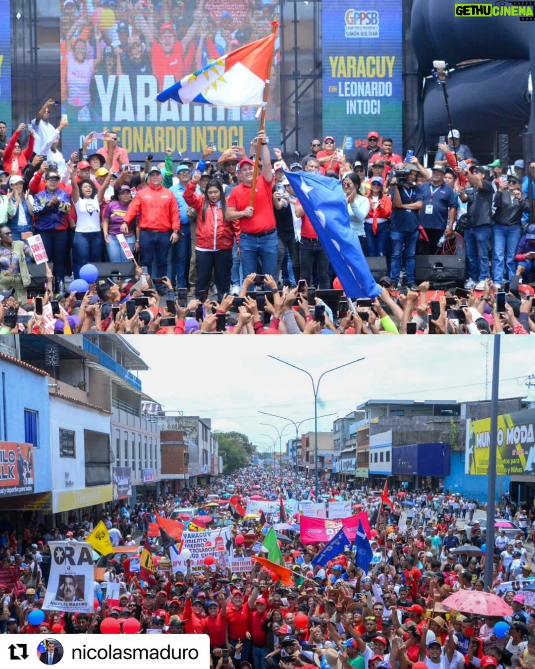 Marlene De Andrade - 14.3K Likes - Este 5 de abril, con alegría y el amor de nuestro pueblo, ocurrió la presentación de los candidatos y las candidatas, líderes y lideresas que tienen claro el destino de #Venezuela: ¡El Esequibo es nuestro!, ¡Comuna o Nada! Dios con Nosotros 💪🏽🇻🇪
El pueblo acompañó a sus candidat@s en los estados Monagas, Nueva Esparta, Guayana Esequiba, Guárico, Yaracuy, Táchira y Bolívar.
Gana en Venezuela …¡El Gran Polo Patriótico “Simón Bolívar” con nuestros candidatos y nuestras candidatas: Ernesto Luna, Marisel Velásquez, Neil Villamizar, Donald Donaire, Leonardo Intoci, Freddy A. Bernal y Yulisbeth “La Tata” García.
Lo que vamos es Palante…💪🏽🇻🇪🙏🏻🎶