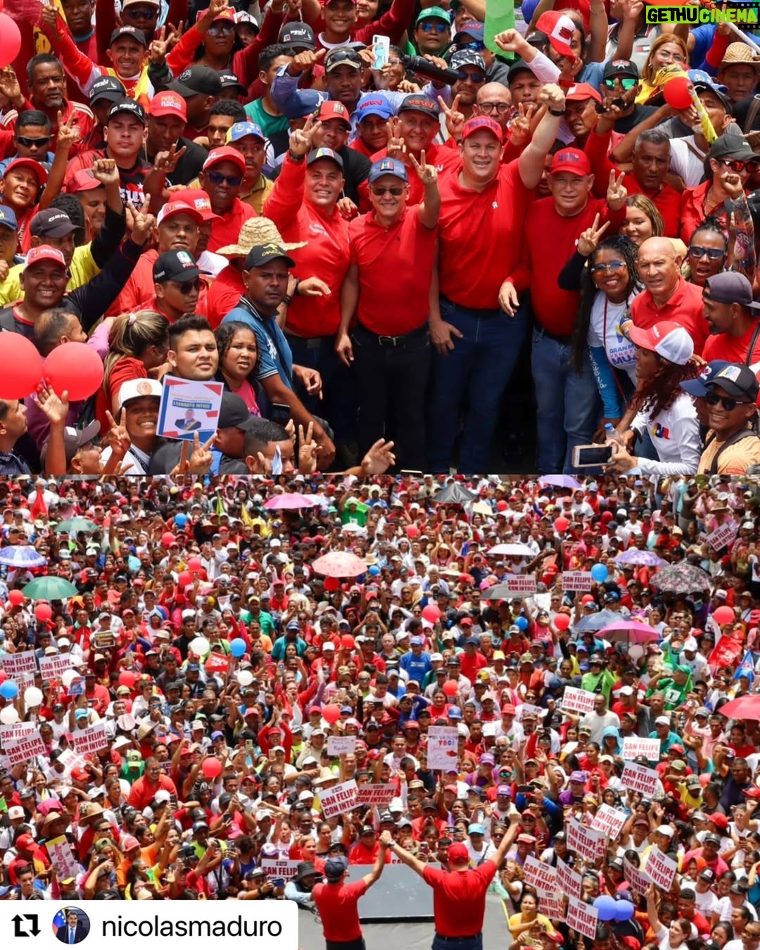 Marlene De Andrade - 14.3K Likes - Este 5 de abril, con alegría y el amor de nuestro pueblo, ocurrió la presentación de los candidatos y las candidatas, líderes y lideresas que tienen claro el destino de #Venezuela: ¡El Esequibo es nuestro!, ¡Comuna o Nada! Dios con Nosotros 💪🏽🇻🇪
El pueblo acompañó a sus candidat@s en los estados Monagas, Nueva Esparta, Guayana Esequiba, Guárico, Yaracuy, Táchira y Bolívar.
Gana en Venezuela …¡El Gran Polo Patriótico “Simón Bolívar” con nuestros candidatos y nuestras candidatas: Ernesto Luna, Marisel Velásquez, Neil Villamizar, Donald Donaire, Leonardo Intoci, Freddy A. Bernal y Yulisbeth “La Tata” García.
Lo que vamos es Palante…💪🏽🇻🇪🙏🏻🎶