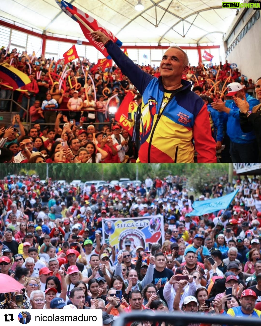 Marlene De Andrade - 14.3K Likes - Este 5 de abril, con alegría y el amor de nuestro pueblo, ocurrió la presentación de los candidatos y las candidatas, líderes y lideresas que tienen claro el destino de #Venezuela: ¡El Esequibo es nuestro!, ¡Comuna o Nada! Dios con Nosotros 💪🏽🇻🇪
El pueblo acompañó a sus candidat@s en los estados Monagas, Nueva Esparta, Guayana Esequiba, Guárico, Yaracuy, Táchira y Bolívar.
Gana en Venezuela …¡El Gran Polo Patriótico “Simón Bolívar” con nuestros candidatos y nuestras candidatas: Ernesto Luna, Marisel Velásquez, Neil Villamizar, Donald Donaire, Leonardo Intoci, Freddy A. Bernal y Yulisbeth “La Tata” García.
Lo que vamos es Palante…💪🏽🇻🇪🙏🏻🎶