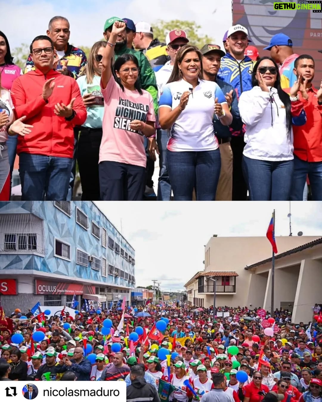 Marlene De Andrade - 14.3K Likes - Este 5 de abril, con alegría y el amor de nuestro pueblo, ocurrió la presentación de los candidatos y las candidatas, líderes y lideresas que tienen claro el destino de #Venezuela: ¡El Esequibo es nuestro!, ¡Comuna o Nada! Dios con Nosotros 💪🏽🇻🇪
El pueblo acompañó a sus candidat@s en los estados Monagas, Nueva Esparta, Guayana Esequiba, Guárico, Yaracuy, Táchira y Bolívar.
Gana en Venezuela …¡El Gran Polo Patriótico “Simón Bolívar” con nuestros candidatos y nuestras candidatas: Ernesto Luna, Marisel Velásquez, Neil Villamizar, Donald Donaire, Leonardo Intoci, Freddy A. Bernal y Yulisbeth “La Tata” García.
Lo que vamos es Palante…💪🏽🇻🇪🙏🏻🎶