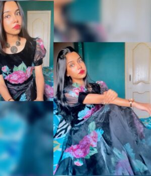 Marshuka Shifana Instagram - 𝑾𝒉𝒂𝒕 𝒎𝒂𝒌𝒆𝒔 𝒚𝒐𝒖 𝒅𝒊𝒇𝒇𝒆𝒓𝒆𝒏𝒕. 𝑴𝒂𝒌𝒆𝒔 𝒚𝒐𝒖 𝒃𝒆𝒂𝒖𝒕𝒊𝒇𝒖𝒍 😍 
Gown 👗: @saadna_boutique 

#instapost #instagram #feedpost #pictureoftheday #instafashion