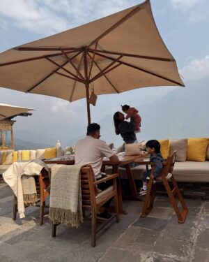 Masoom Mehta Instagram - Bhutan: where your screen time drops, your breath slows down, and your kids magically behave. Okay, two out of three. 🧘🏽‍♀️

@sixsensesbhutan #SixSensesPunakha