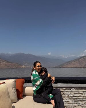 Masoom Mehta Instagram - Bhutan: where your screen time drops, your breath slows down, and your kids magically behave. Okay, two out of three. 🧘🏽‍♀️

@sixsensesbhutan #SixSensesPunakha