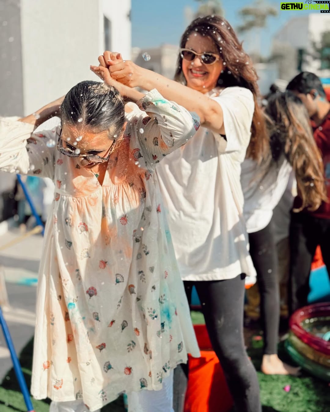 Masoom Mehta - 31.9K Likes - Holi is a feeling. And what a feeling to pass down to my babies. 🍡💃🏽
