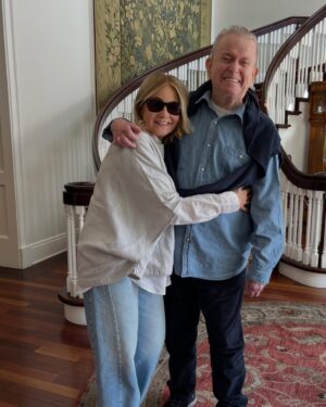 Maureen McCormick Instagram - Happy Easter from Denny and me💕