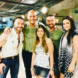 Maya Nasri Instagram - Enjoying every second, #shooting my new #movie (zinzana 7) Starring @nedalelshafey1 @ahmedzaherofficial1 @manoushafadali @ahmedeltohamyofficial..
Love u guys!!!!!