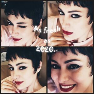Maya Nasri Instagram - Because.. WHY NOT ?!?!!!... Starting 2020 with a new look.. 🎉💖
