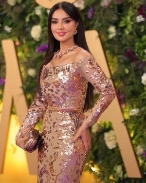 Mayssa Maghrebi Instagram - The @joyawards 2025 was a magical night ✨

شكراً للمملكة العربية السعودية 🇸🇦 شكراً هيئة الترفيه @gea_saudi على هذة الليلة الجميلة وهذا الحدث الكبير العالمي 👏🏻

Jewelry @chopard 
Dress by @eliesaabworld 
Styled by @musaed.d 
MUA @nadiamakeupartist23
Hair @hano_hair_style 
Photography @ranifawazofficial

#joyawards #ksa #riyadh #mayssamaghrebi