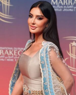 Mayssa Maghrebi Instagram - The Opening Day of the 21st Edition of the Marrakech International Film Festival 🇲🇦

Dress by @danaalmullaofficial 
Styled by @anas.yass 
Jewelery @negafa_dar_benjelloun 
MUA @makeupbyouarda 

#marrakechfilmfestival2024 #marrakechfilmfestival #morocco #mayssamaghrebi