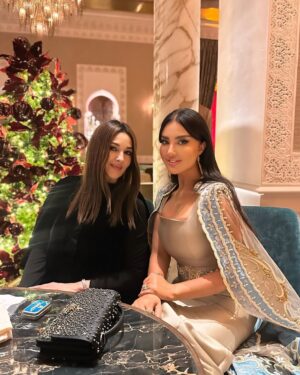 Mayssa Maghrebi Instagram - The Opening Day of the 21st Edition of the Marrakech International Film Festival 🇲🇦

Dress by @danaalmullaofficial 
Styled by @anas.yass 
Jewelery @negafa_dar_benjelloun 
MUA @makeupbyouarda 

#marrakechfilmfestival2024 #marrakechfilmfestival #morocco #mayssamaghrebi