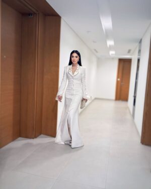 Mayssa Maghrebi Instagram - What a magical authentic night  #dubaiwomenestablishment Gala dinner ✨
@dubaiwomenestablishment @dubaiculture

‏Dress by @danaalmullaofficial 
‏MUA @alberto_makeup 
‏Hair @osama.gh._