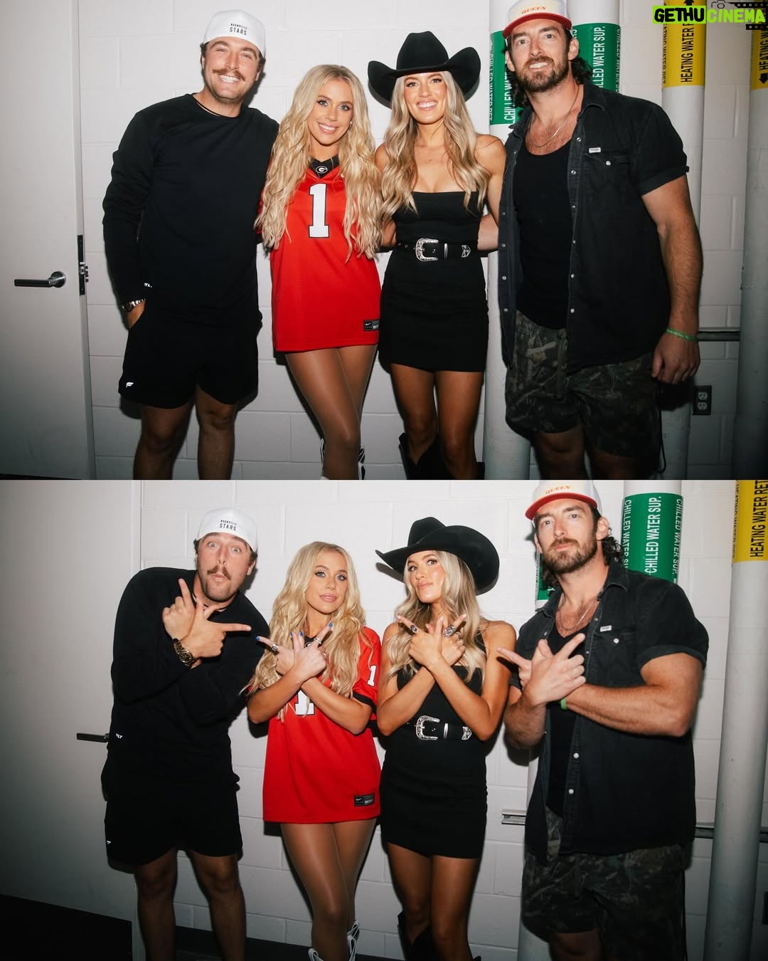 Megan Moroney - 321.3K Likes - just when i thought it couldn’t get any better Huntsville & Athens (x2) showed UP… thank you for another incredible weekend of the AIO tour💙 it’s been hard to process that 5 years ago I was still a student at UGA having no idea that y’all’s support would one day lead to this… so grateful for every single one of u!!!!! God is good 🥹