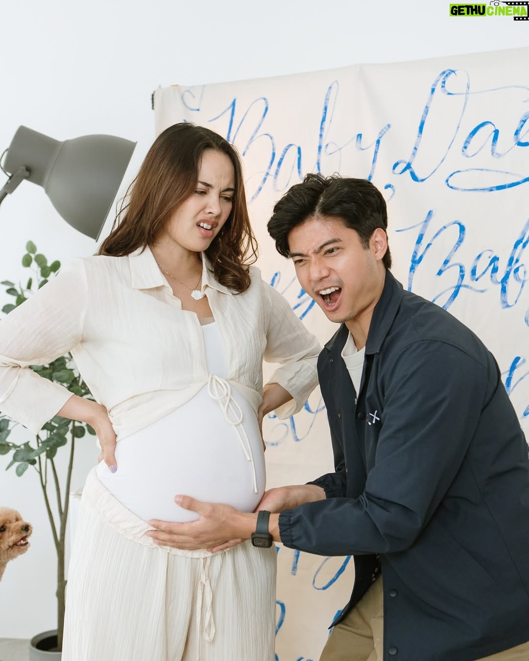 Meganne Young - 100.8K Likes - Dahil bumibigat na raw ang tiyan ni Boneztis, todo support ako agad, literally 😝 We just had the baby shower for our little one and I can proudly say that Boneezy did a beautiful job planning and executing. From painting the backdrop herself to choosing her favorite food, it was such a great day with fam and friends. Of course, kami na rin ang naghost ng games and short program (which we both really enjoy doing anyway). I think this means we should have another baby shower soon. Saya eh! 🎉❤️