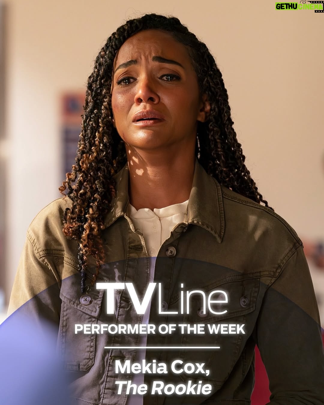 Mekia Cox - 47.7K Likes - Well this is pretty cool 😊. Much thanks @tvline 🙌🏾🙏🏾🙌🏾 Always nice when your work is noticed 🥰
@therookieabc #therookie