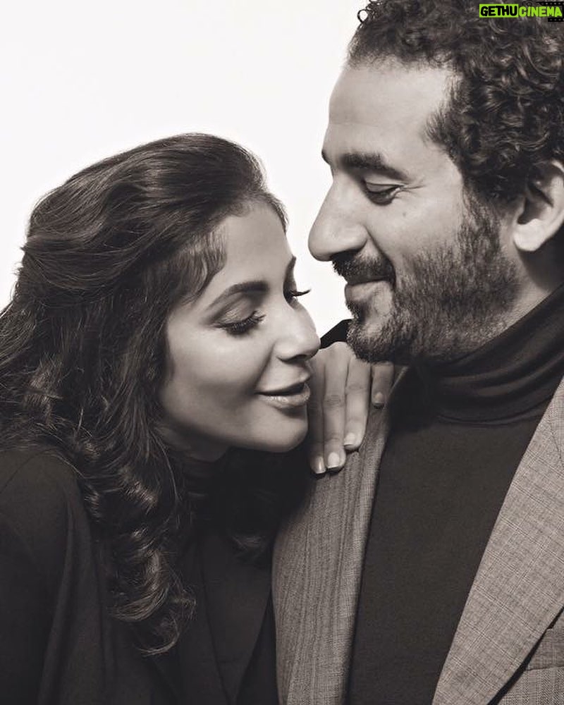 Menna Shalabi - 102.5K Likes - كل سنة وانتم طيبين وحلوين ودايماً مع بعض في سعادة ونجاح يا رب وعقبال مليون سنة وانتو وسط عيلتكم ومبسوطين. بحبكم أوي ❤️❤️ @monazakiofficial @ahmedhelmy