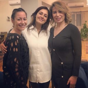 Menna Shalabi Instagram - Happiness is a night out with the girls! ❤️👭😊