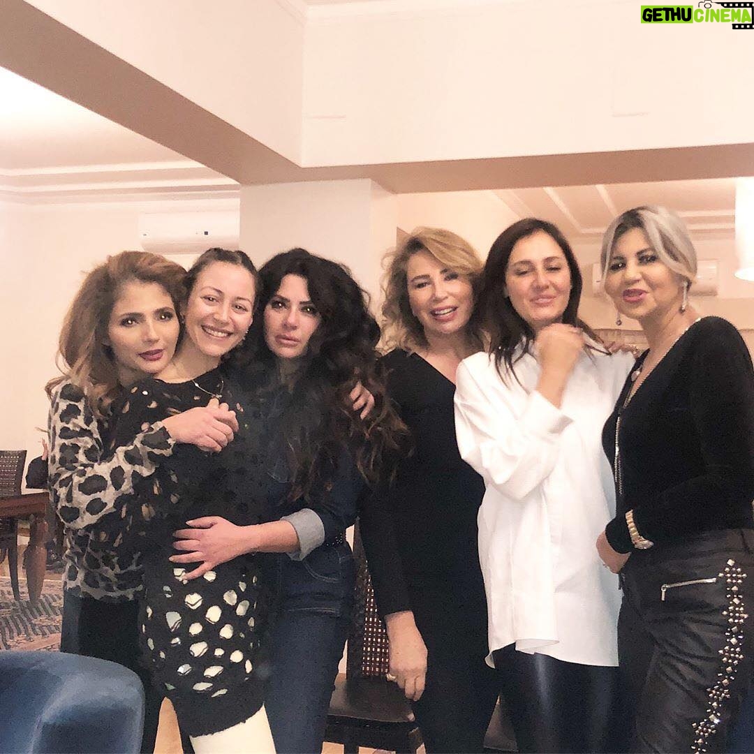 Menna Shalabi - 77.8K Likes - Happiness is a night out with the girls! ❤️👭😊