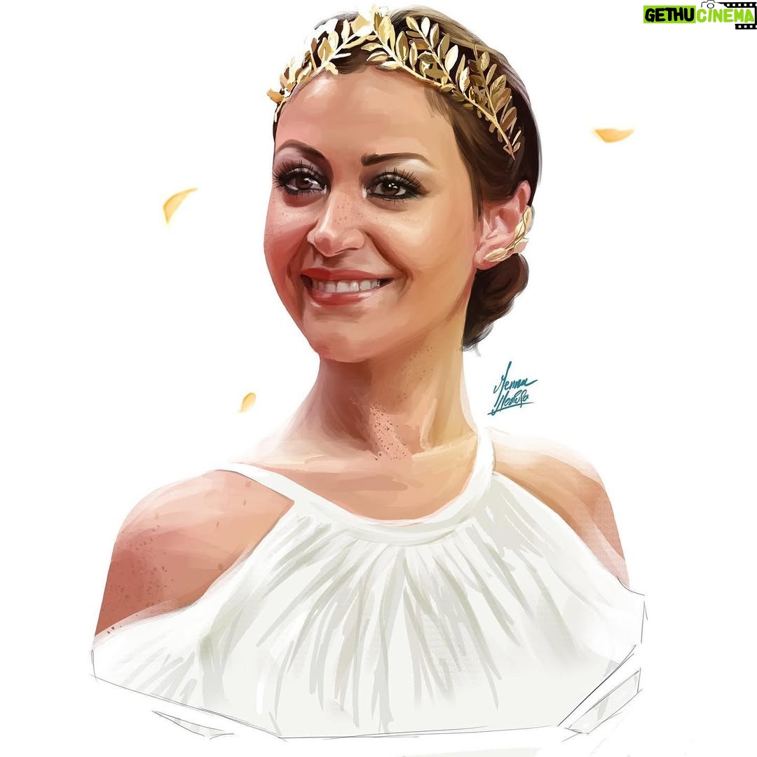 Menna Shalabi - 85.8K Likes - Thank you @manotii for this beautiful artwork. 🙏 I love it! 😍
